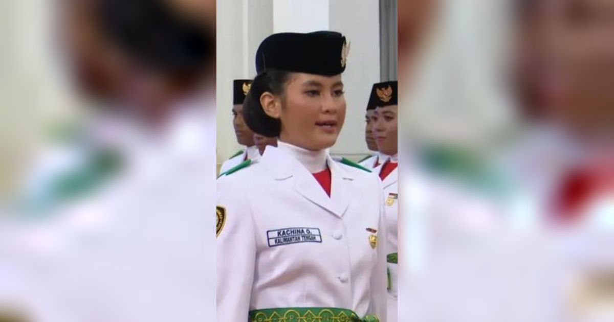 Pesona Kecantikan Kachina Ozora, Gadis Dayak Jadi Paskibraka 2023 Ternyata Bercita-cita Jadi Perwira TNI