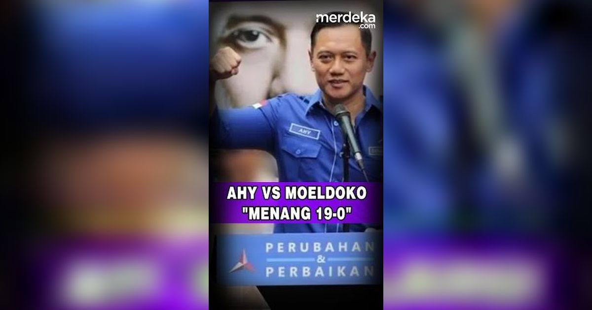 AHY Vs Moeldoko 