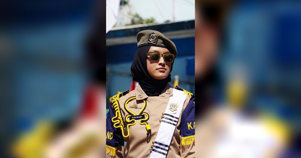 Cantiknya Enggak Main-Main, Ini Pesona Putri Billqist Pegawai Satpol PP Garut di Karnaval HUT RI