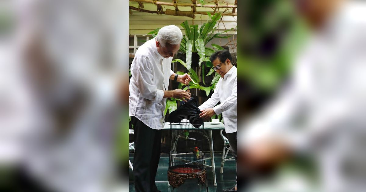 Makna Sepasang Lovebird Merah Hijau Pemberian Ganjar Pranowo buat Cak Imin