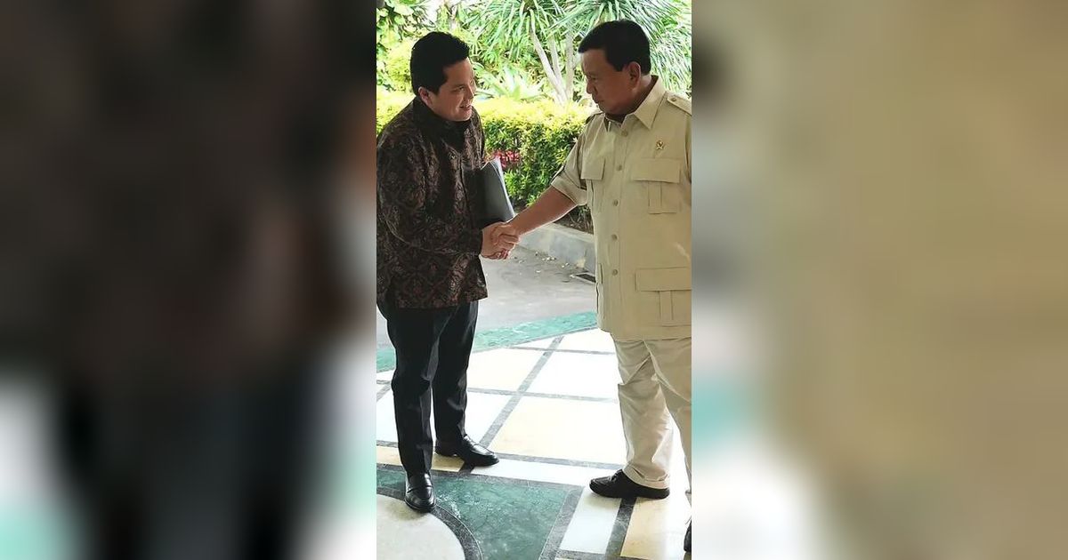 PAN Gabung Koalisi Gerindra, Peluang Erick Thohir Duet dengan Prabowo Terbuka