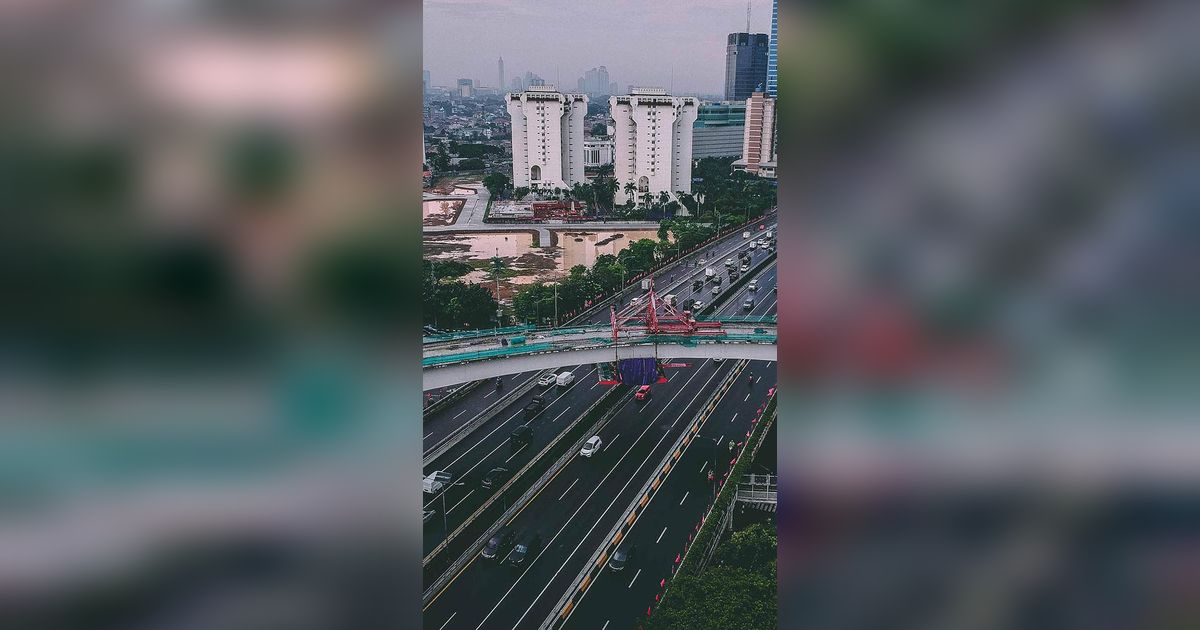 FOTO: Ini Potret Longspan LRT Gatsu-Kuningan yang Disebut Salah Desain, Kalau Lewat Harus Pelan