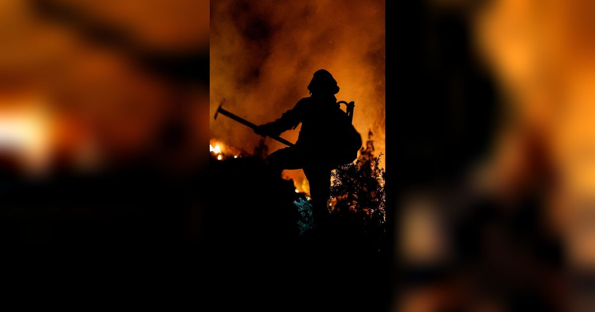 FOTO: Semakin Tak Terkendali, Kobaran Api Kebakaran Hutan di Spanyol Bikin Keadaan Pulau Tenerife Terancam Binasa