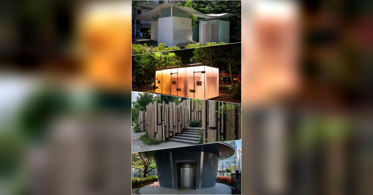 FOTO: Buah Karya Arsitek Terkemuka Jepang Menyulap Toilet-Toilet Umum di Kota Tokyo Menjadi Desain Unik dan Menarik