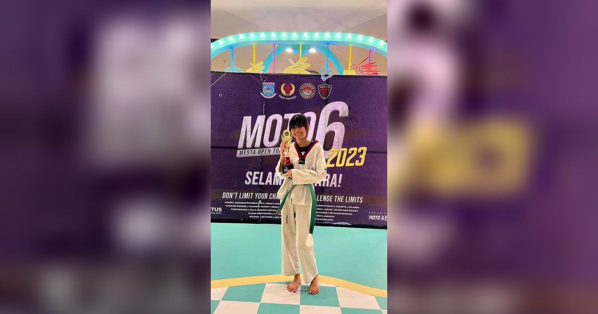 Bikin Bangga, Ini Momen Zivara Anak Nirina Zubir Raih Juara di Turnamen Taekwondo