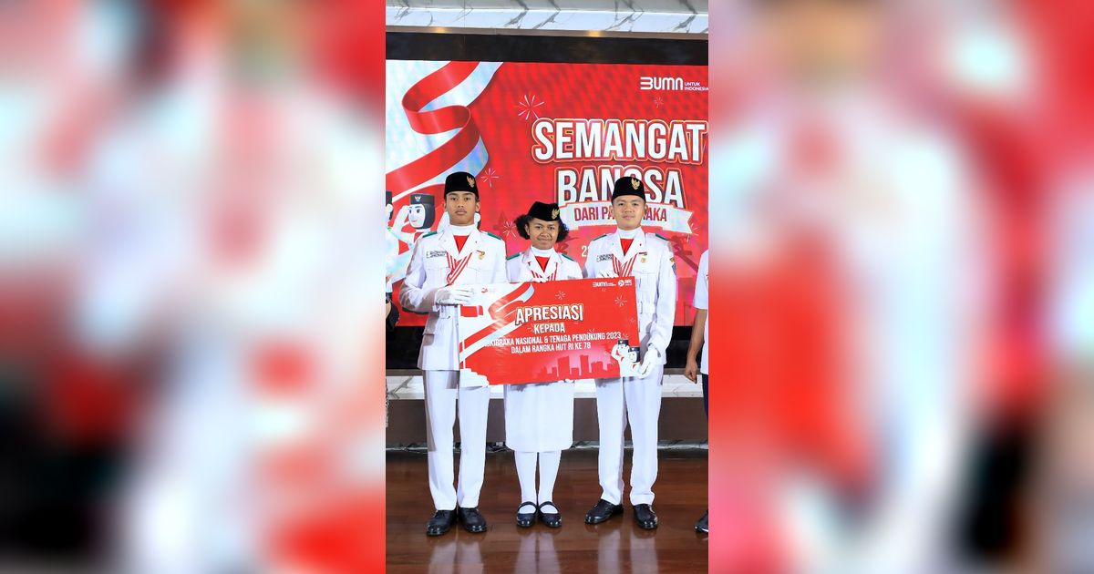 Emban Tugas Besar, BRI Beri Bantuan Pendidikan pada Anggota Paskibraka Nasional