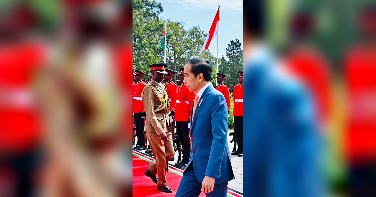 Jokowi Kebablasan Sampai Ditegur Tentara Afrika saat Upacara Kenegaraan di Kenya, Ini Penjelasan Istana