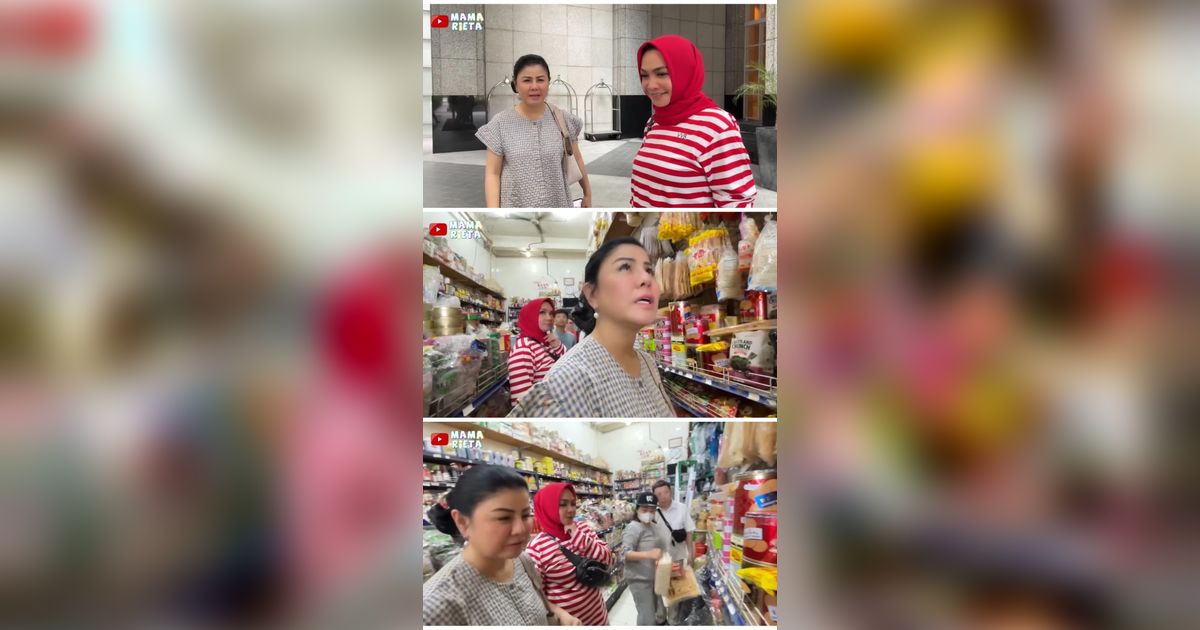 Sahabat Tajir Melintir Kompak Abis, Potret Mama Rieta dan Desiree Tarigan Blusukan ke Pasar