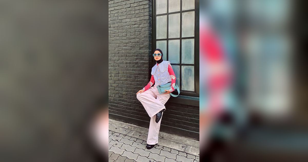 Intip Outfit Soft Pink ala Tantri Namirah yang Menggemaskan
