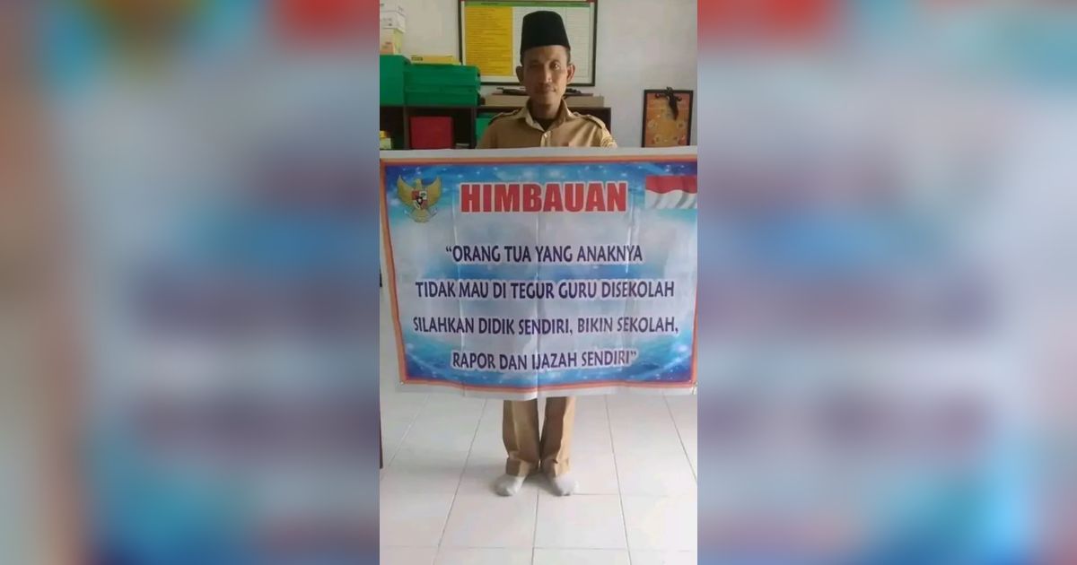 Viral Guru Sindir Wali Murid Tukang Protes