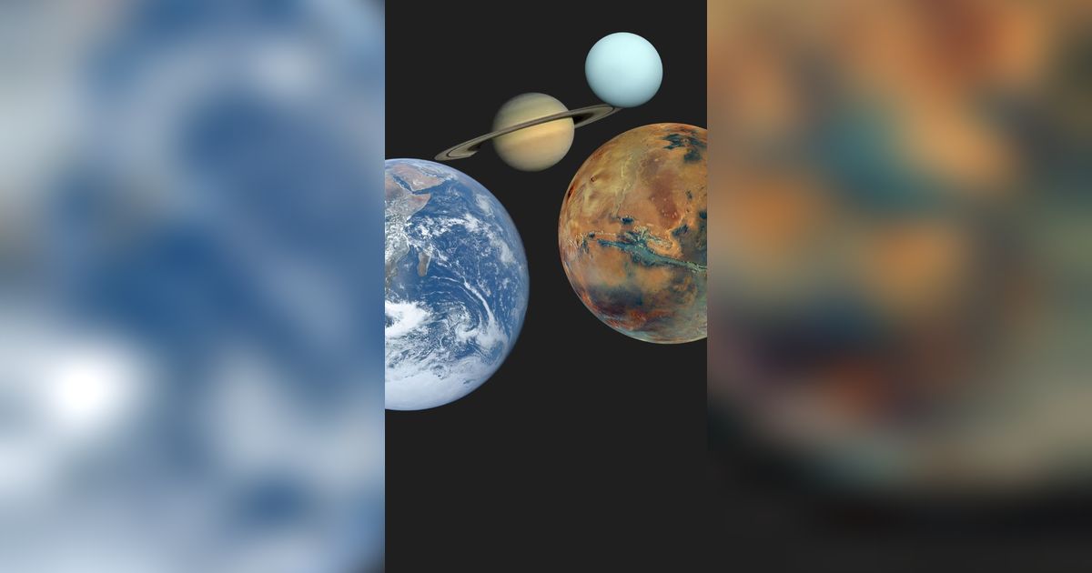 Ternyata Bumi Kecil, Ini Perbandingan Ukuran Planet di Tata Surya