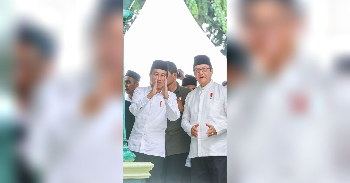 Jokowi Hadiri Haul ke-2 Ayah Wagub Sumut