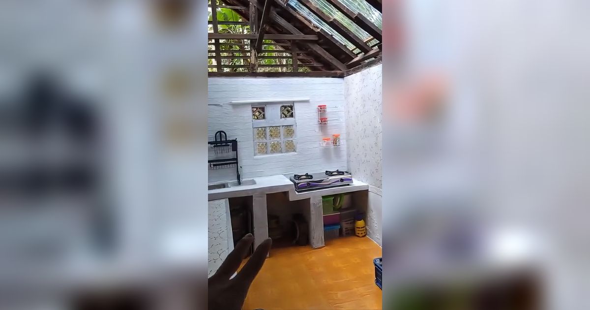 Makeover Dapur Terbengkalai Horo Mirip Kuburan, Hasilnya Bikin Melongo