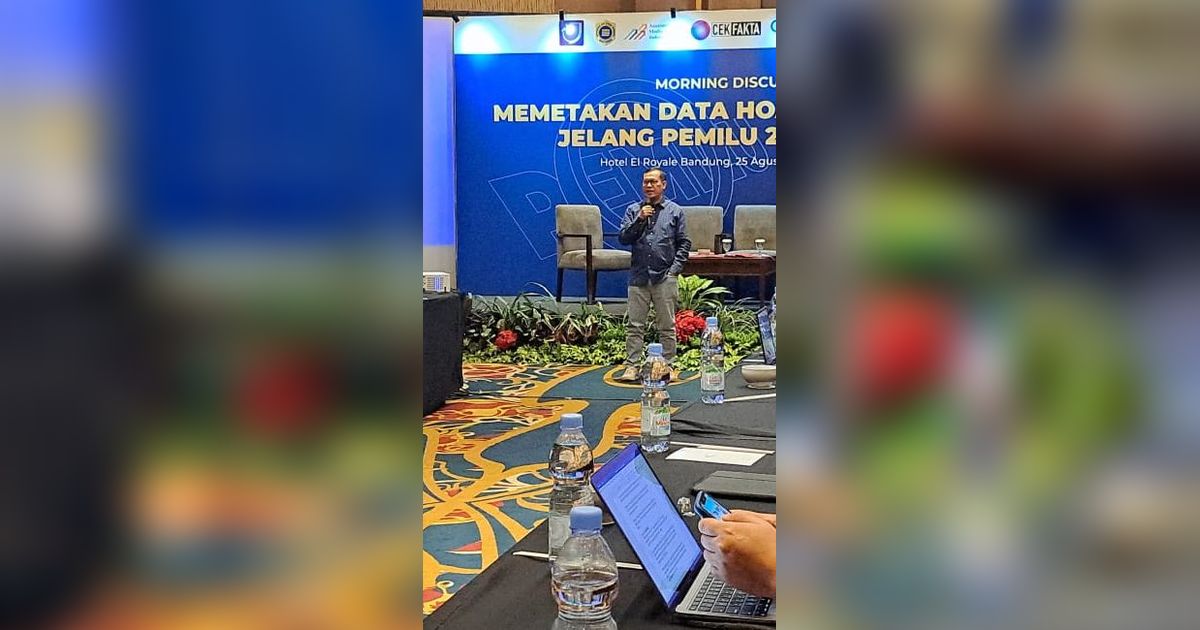 Kick Off Diskusi Bulanan Cekfakta, Petakan Data Hoaks Jelang Pemilu 2024