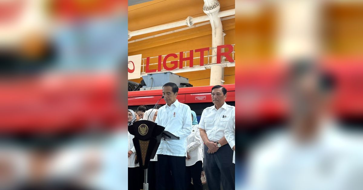 Jokowi Resmikan LRT Jabodebek, Tarif Promo Hanya Rp5.000