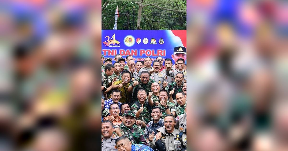 Kumpul Bareng Jenderal TNI-Polri Jebolan 1989, Satu Sudah Bintang 4 Jabatan Mentereng