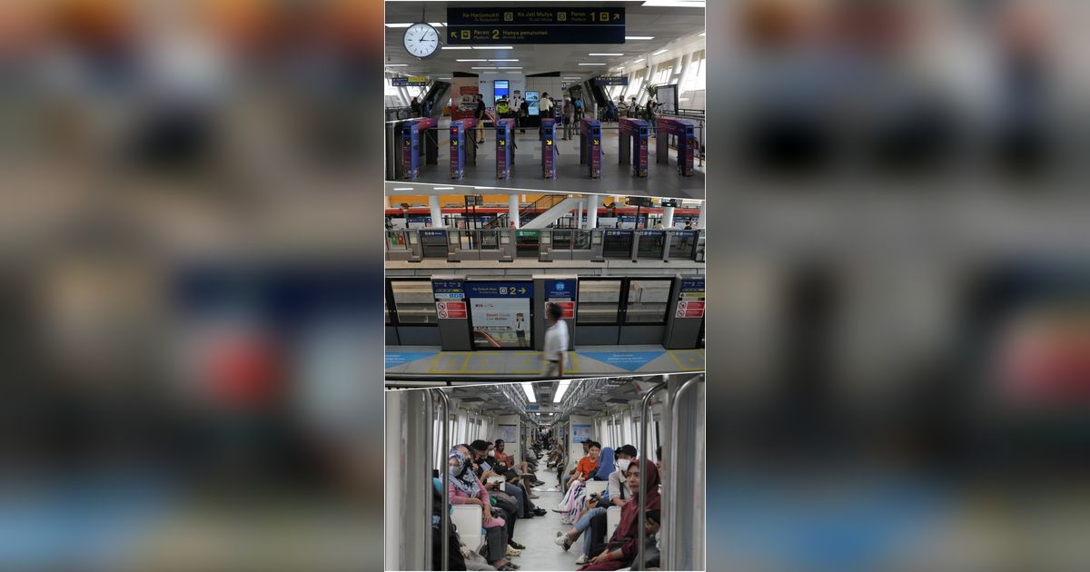 FOTO: Menikmati Kenyamanan LRT Jabodebek yang Baru Resmi Beroperasi, Mulai dari Masuk Stasiun hingga ke Dalam Gerbong Kereta