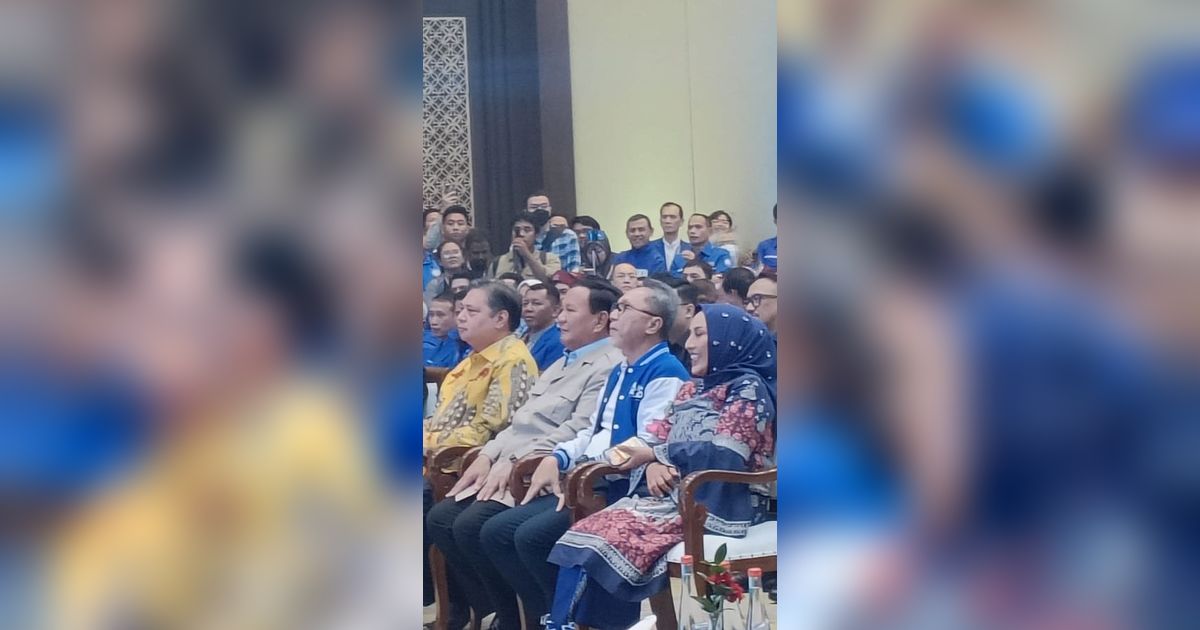 Prabowo dan Erick Thohir Hadiri HUT ke-25 PAN
