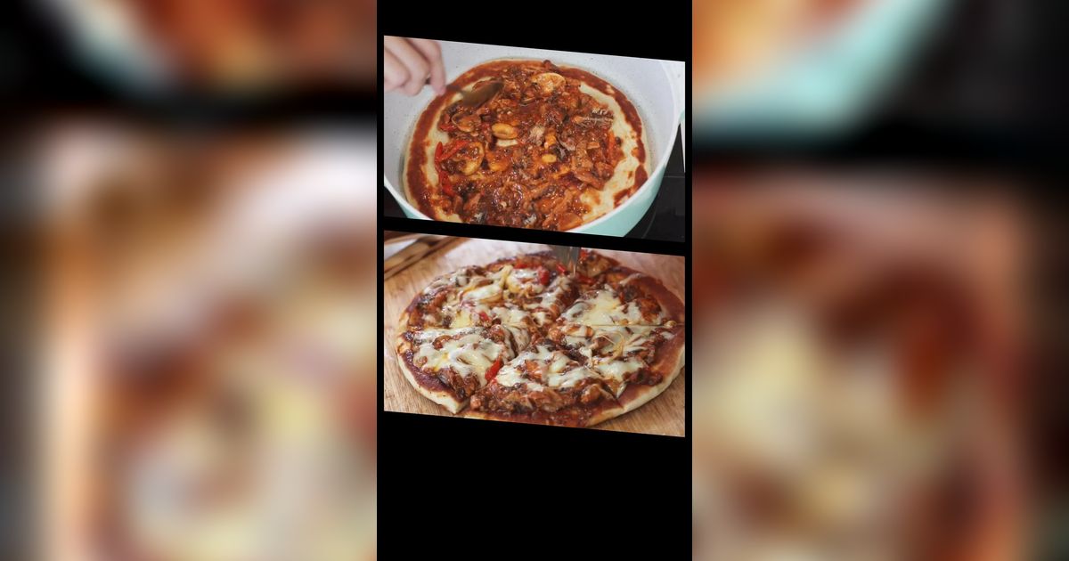 Resep Pizza Teflon 7 Menit Jadi, Empuk dan Renyah tanpa Proofing