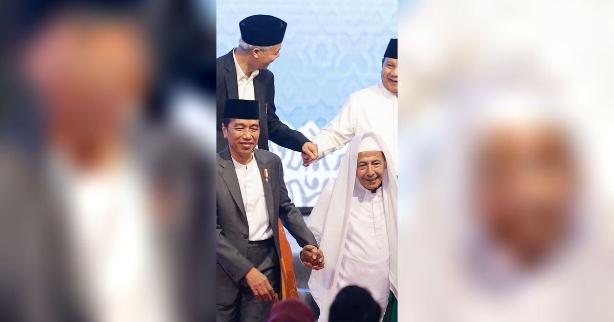 Dipimpin Jokowi, Prabowo dan Ganjar Bertemu Habib Lutfi Bin Yahya