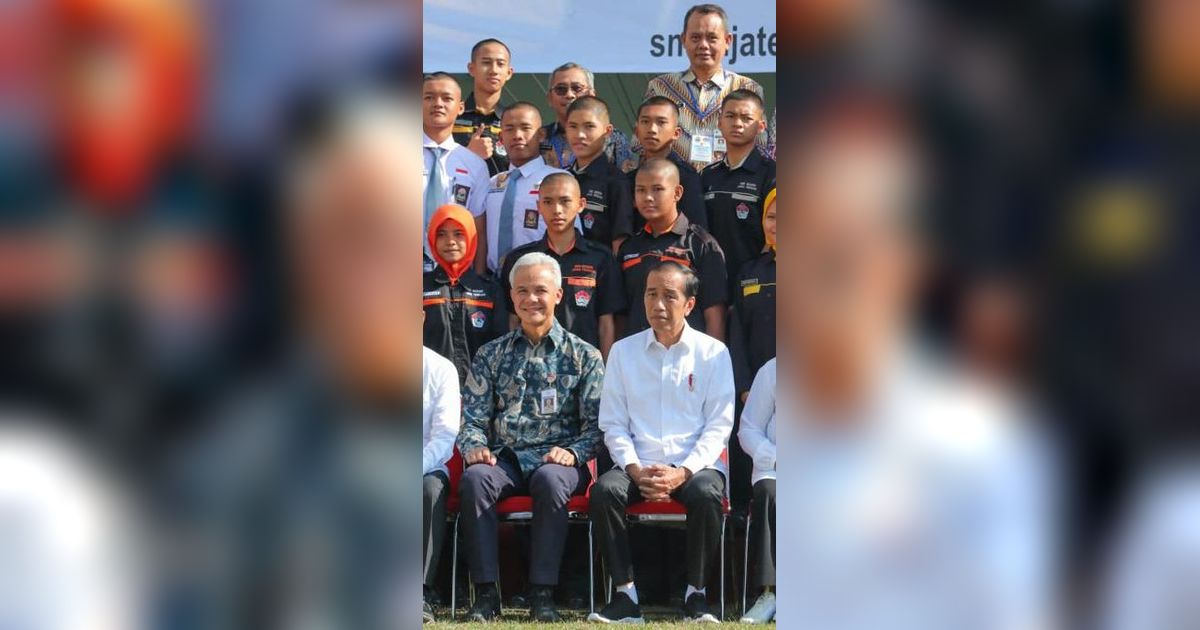 Jokowi Puji Program Ganjar Bangun SMKN Gratis: Mendikbud Datang ke Sini, Perluas ke Provinsi Lain