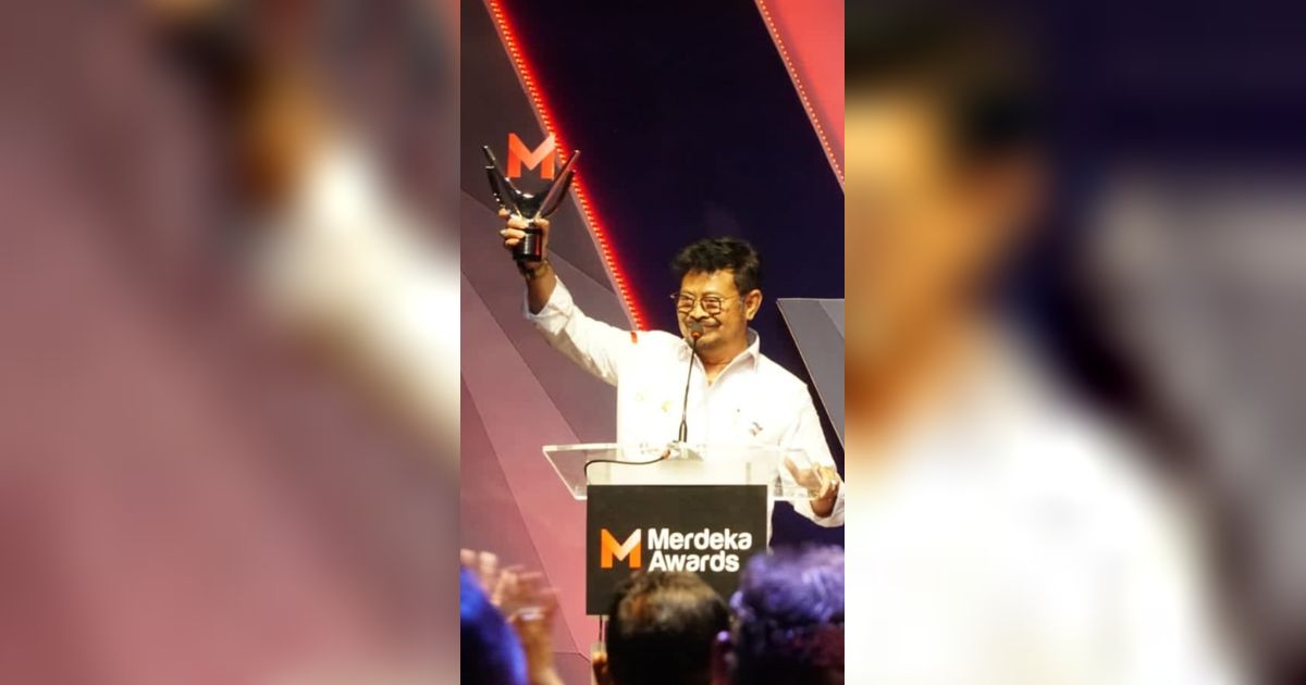 Selalu Hadirkan Inovatif Pertanian, Mentan Raih Merdeka Awards