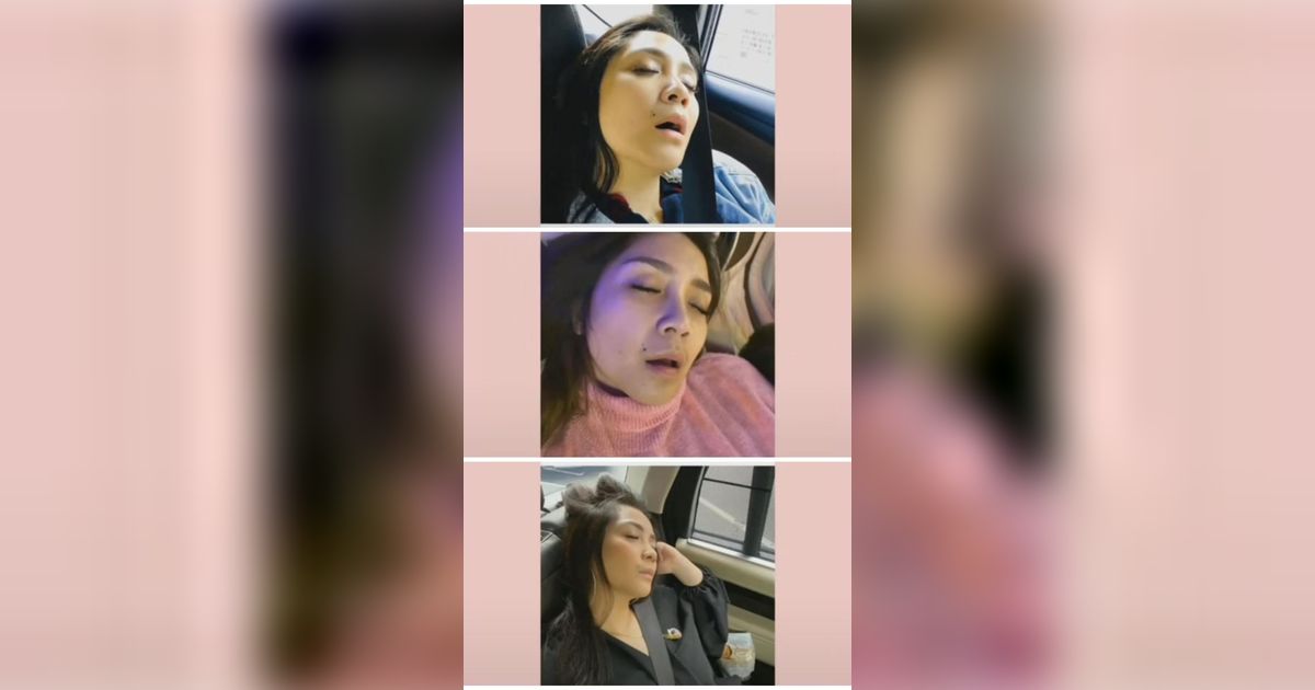 9 Potret Nagita Slavina Tidur Pulas Diabadikan oleh Raffi Ahmad, Netizen 'Mangap Aja Cantik Banget'