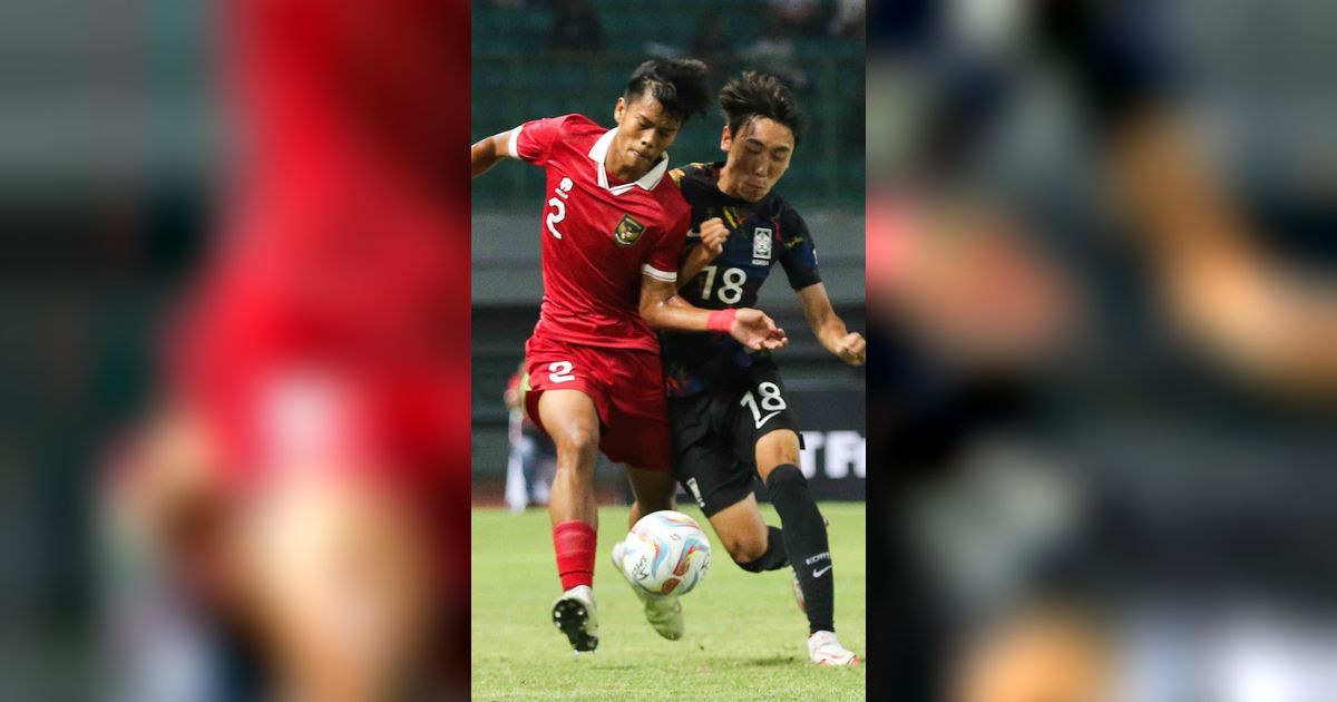 FOTO: Bersaing Ketat, Penampilan Timnas Indonesia U-17 Vs Korea Selatan Kalah Tipis