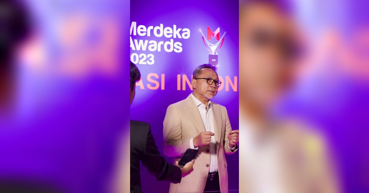 Hadir di Merdeka Awards 2023, Mendag: Ekspor Dorong Indonesia Jadi Negara Maju