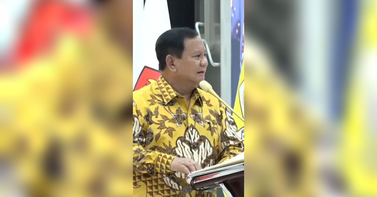 Prabowo Kenang Masa Lalunya Dikalahkan Aburizal Bakrie saat Konvensi Capres Partai Golkar