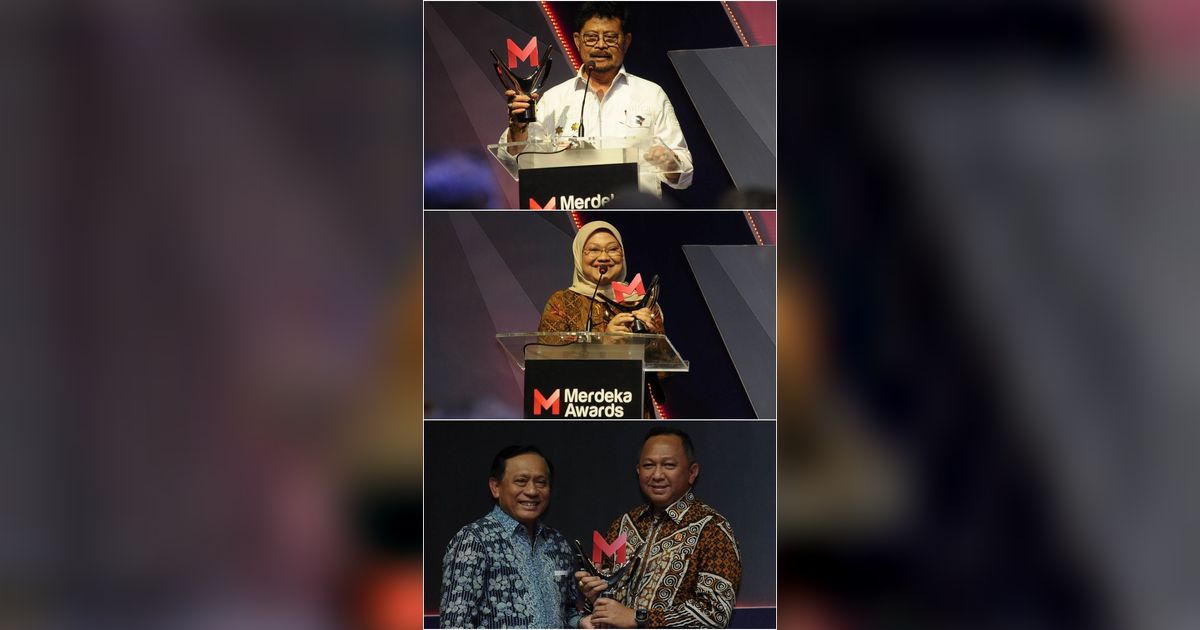 FOTO: Merdeka Awards 2023, Kementerian Ketenagakerjaan hingga Kementerian Pertanian Raih Penghargaan Program Inovatif untuk Negeri