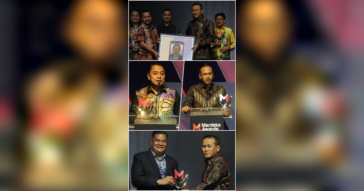 FOTO: Ini Penerima Merdeka Awards 2023 Kategori Reformasi Birokrasi, dari Pemprov Kalsel hingga Kota Depok