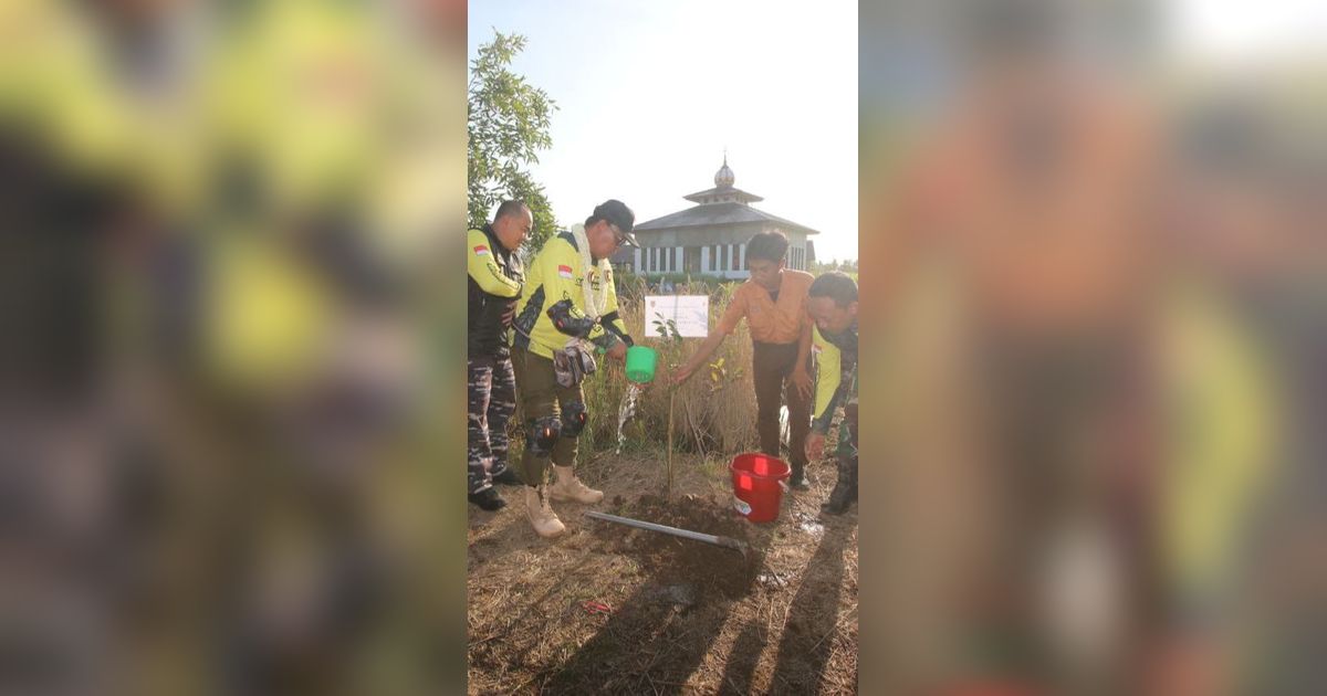 Rombongan Turdes yang Dipimpin Gubernur Kalsel Sampai di SMAN 1 Tabunganen Barito Kuala