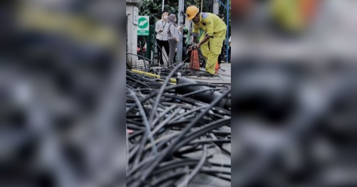 Driver Ojol Tewas Terjerat Kabel Menjuntai di Jakbar, Telkom Akses Beri Penjelasan