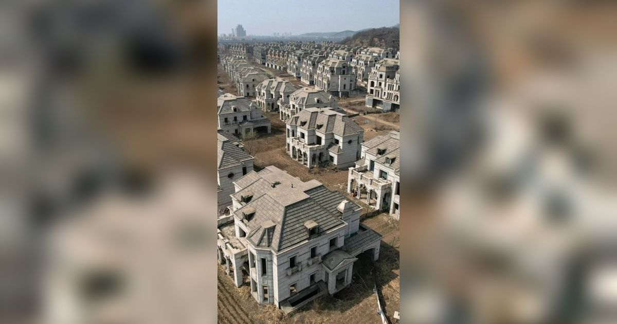 Kota Hantu yang Terbuang di China, Penuh Rumah Mewah