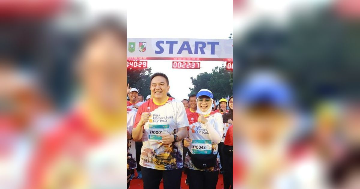 Potret Jenderal Bintang Dua Ikut Lomba Lari Bhayangkara Run Bersama Ribuan Peserta