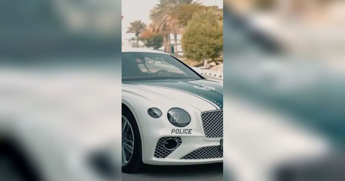 Mobil Dinas Polisi di Negara Ini Pakai Bentley, Harganya Rp4,5 Miliar