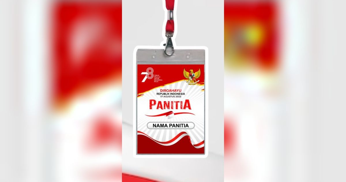 Contoh ID Card Panitia 17 Agustus dan Cara Membuatnya yang Mudah