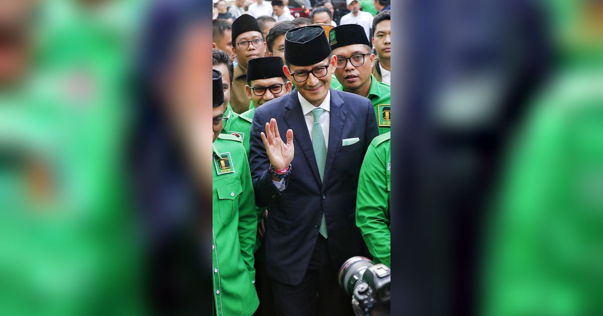 Reaksi Sandiaga soal PPP Cari Alternatif jika Tak Dapat Jatah Cawapres Ganjar