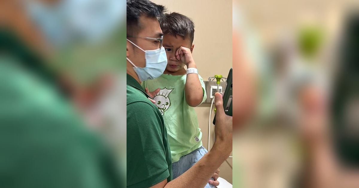 Duh! Kaki Kiano Anak Baim Wong Terkena Pisau Blender, Begini Kondisi Terbarunya