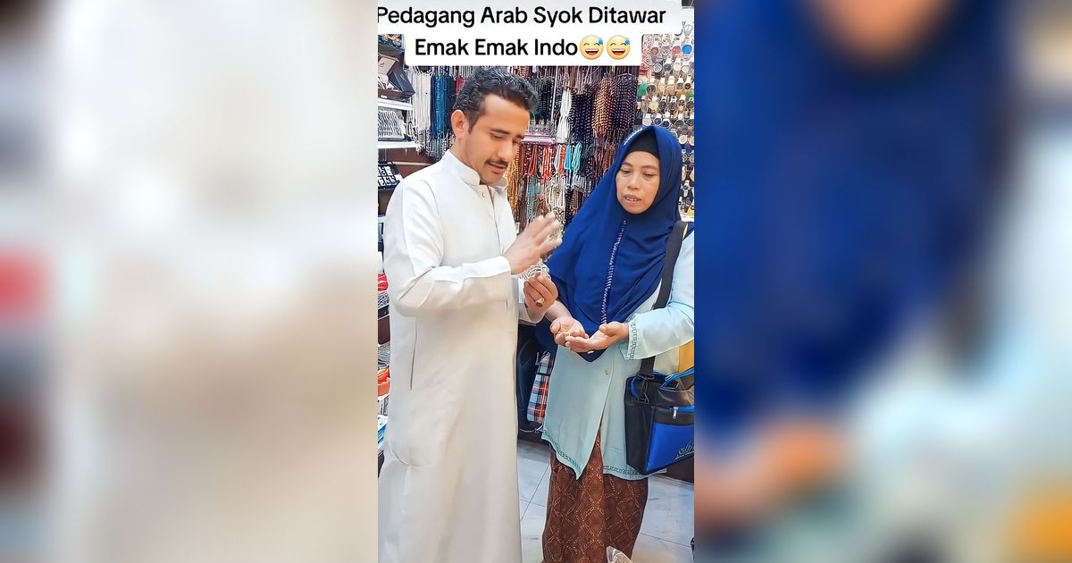 Pedagang Arab Saudi Syok Dapat Pelanggan Emak-Emak Indonesia, Nawarnya Ugal-ugalan Kayak di Tanah Abang