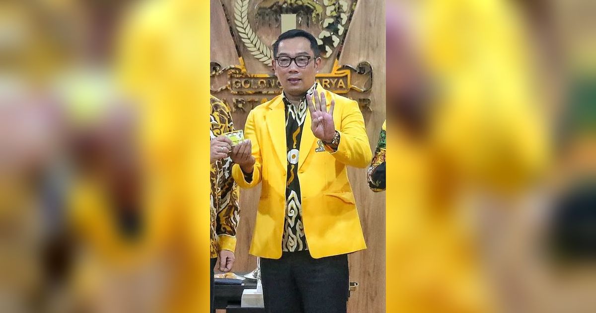 Gerindra Lirik Ridwan Kamil Jadi Kandidat Cawapres Prabowo