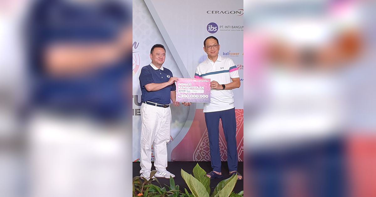 Turnamen Golf Amal Smartfren Berhasil Galang Donasi Rp200 Juta