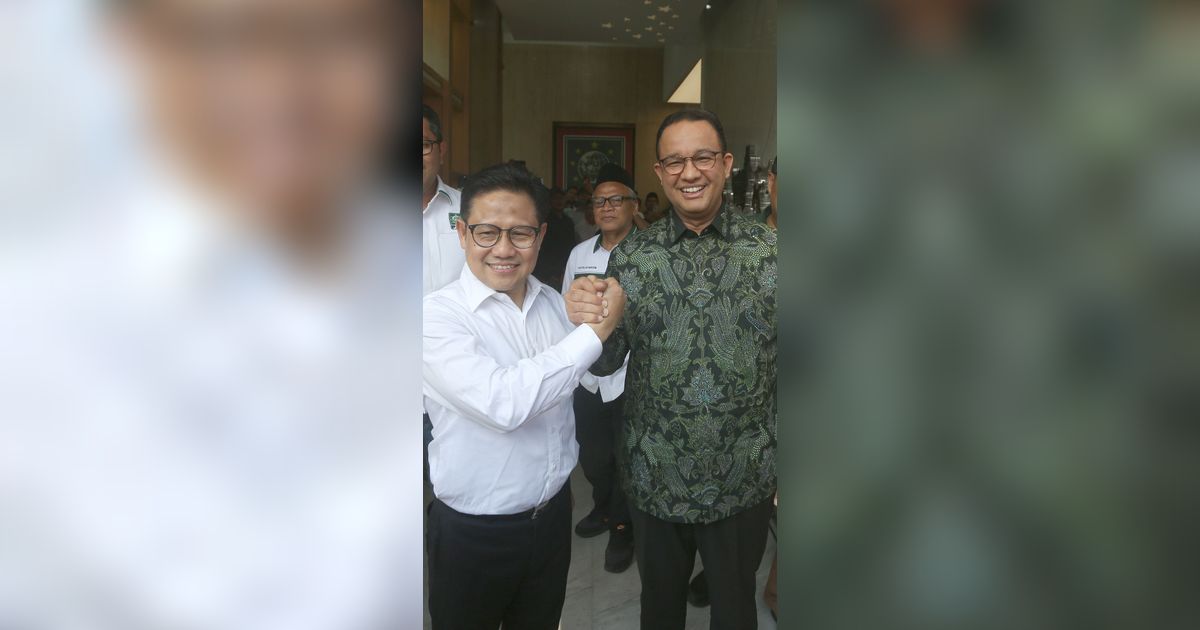 FOTO: Perdana Silaturahmi ke Markas PKB, Anies dan Cak Imin Semringah Jabat Tangan dan Langsung Bahas Tim Pemenangan Pemilu 2024