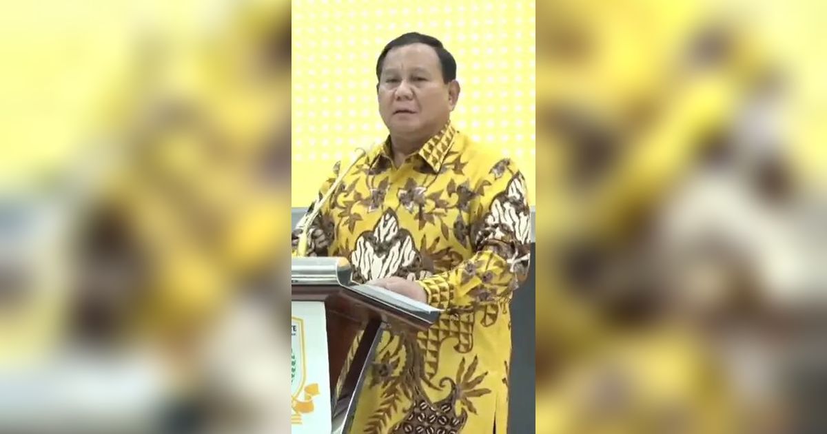 Prabowo: Kalau Anak Purnawirawan Enggak Dukung Saya, Keterlaluan!