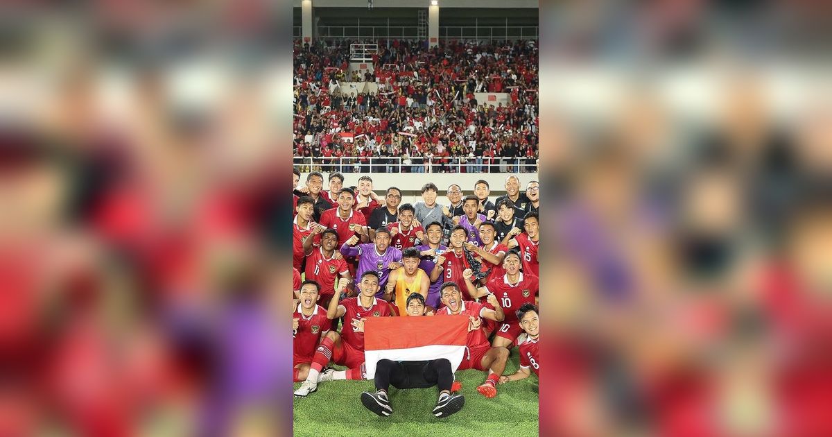 Cetak Sejarah Baru, Intip Momen Selebrasi Para Pemain Indonesia U-23 yang Berhasil Lolos ke Piala Asia U-23 2024