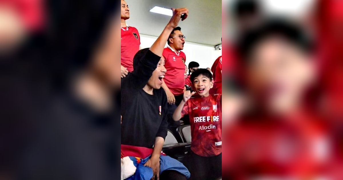 Momen Jan Ethes Jingkrak-Jingkrak Girang saat Timnas Bobol Gawang Turkmenistan, Sampai Dicolek Paspampres