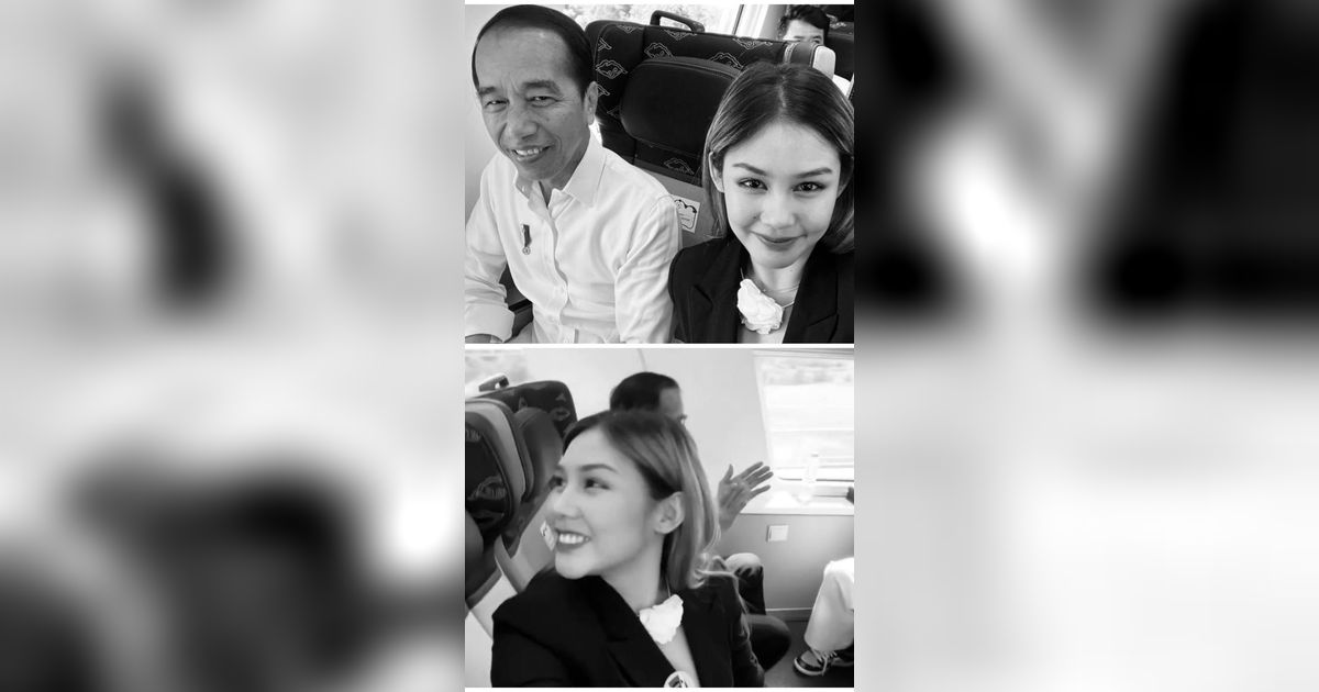 Potret Cantik Vanesha Prescilla Naik Kereta Cepat Bareng Presiden Jokowi, Netizen 'Milea Sudah Dewasa'