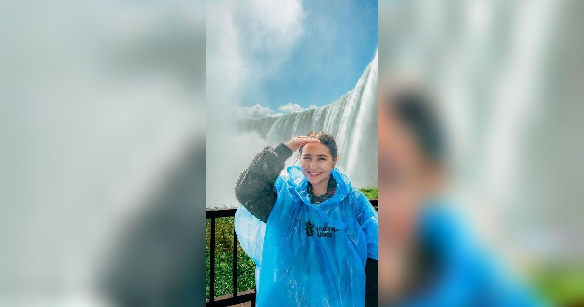 Momen Keseruan Prilly Latuconsina saat Berkunjung ke Air Terjun Niagara, Netizen: View dan Orangnya Sama Cantik