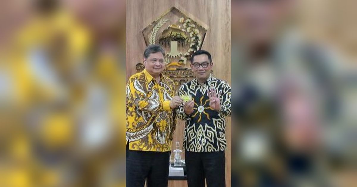 Golkar Ungkap Tujuan Pertemuan Prabowo-Ridwan Kamil, Biar Tak Ditarik Megawati?